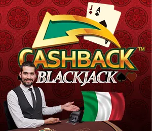 Italian Cashback Blackjack Live